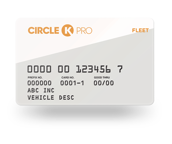 Circle K Pro Fleet card