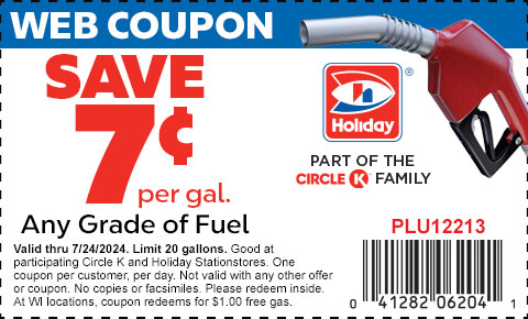 Gas Savings Coupon | Holiday Stationstores