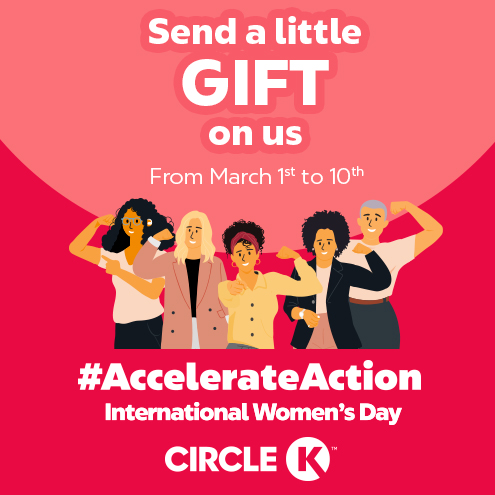 IWD2025, Send a little gift on us, accelerate action, International Women's Day, From March 1st to 10th